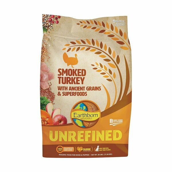 Earthborn Holistic UNREFINED SMOKED TURKEY / ANCIENT GRAINS 24/17 DOG FOOD 1710494